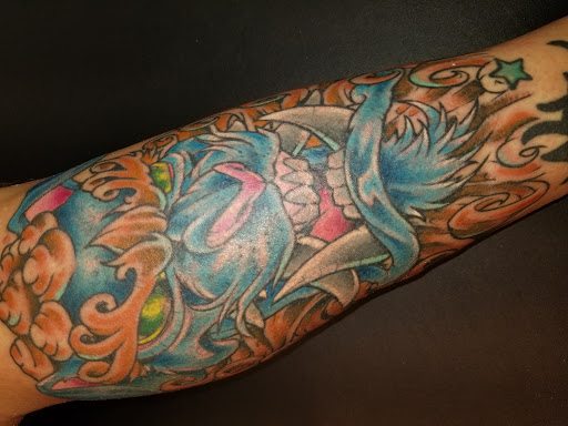 Explore grace tattoo ideas, creative tattoo ideas in Stamford, available at Full Throttle Tattoo Studio