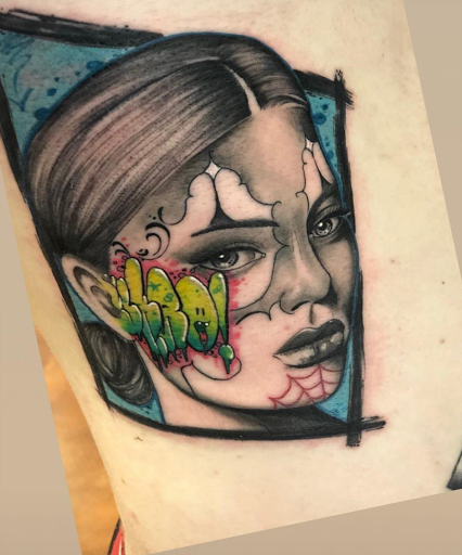 Explore men neck tattoo ideas, creative tattoo ideas in Aledo, available at Elevated Tattoo & Piercing