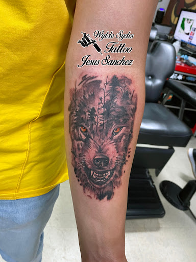 Explore number 4 tattoo ideas, creative tattoo ideas in San Diego, available at Wylde Sydes Tattoo & Body Piercing