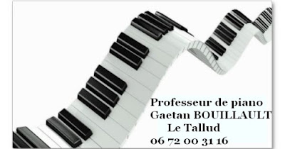 Cours de piano Parthenay le Tallud Gaëtan Bouillault à Le Tallud