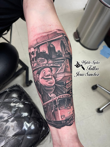 Explore playstation tattoo ideas, creative tattoo ideas in San Diego, available at Wylde Sydes Tattoo & Body Piercing