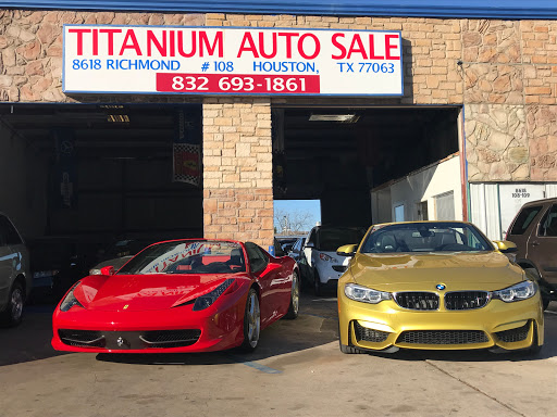 Used Car Dealer «TITANIUM AUTO SALE», reviews and photos, 8618 Richmond Ave #108, Houston, TX 77063, USA