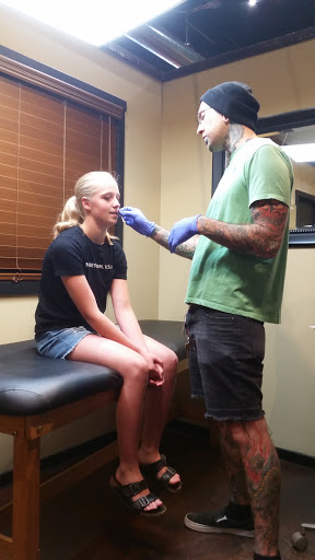 Explore dad and daughter tattoo ideas, creative tattoo ideas in Eugene, available at High Priestess Piercing & Tattoo