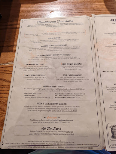 American Restaurant «Cracker Barrel Old Country Store», reviews and photos, 111 Dunson Ln, Davenport, FL 33896, USA