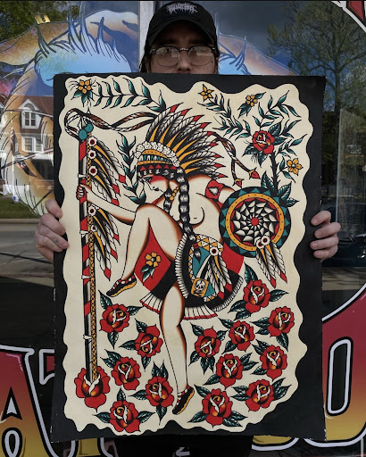 Explore children tattoo ideas, creative tattoo ideas in Johnson City, available at Gold Cross Tattoo Co.