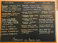 Carte du Osteria Mercede à Palermo