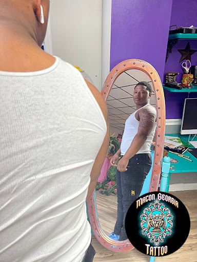 Explore diving tattoo ideas, creative tattoo ideas in Macon, available at Macon Georgia Tattoo