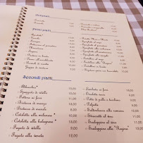 Menu du Regina Restaurant à Rome