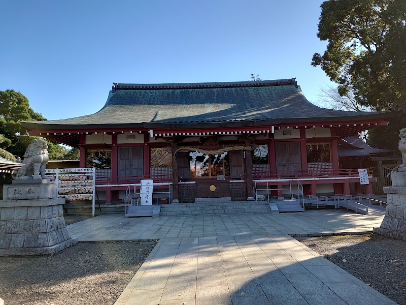 千勝神社駐車場