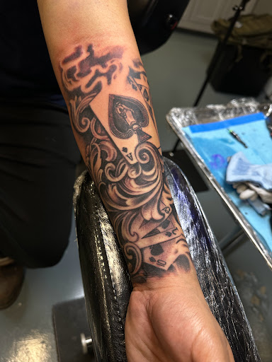 Explore triquetra tattoo ideas, creative tattoo ideas in San Marcos, available at FROSTY TATTOO STUDIO