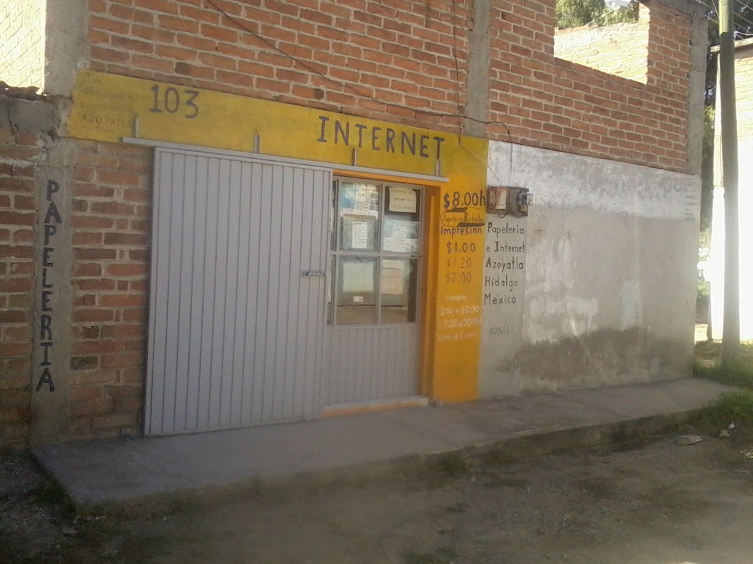 Papelería e internet azoyatla Hidalgo Mexic
