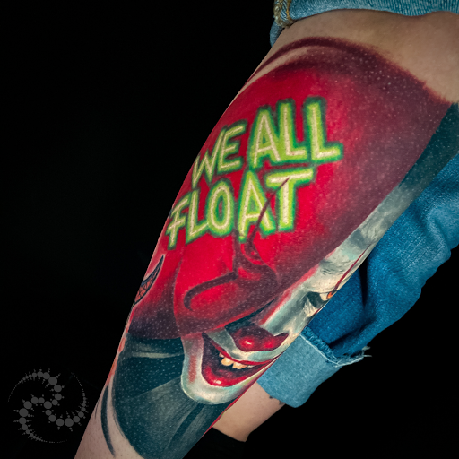 Explore shoulder tattoo ideas men, creative tattoo ideas in Corona, available at Crop Circles Tattoo Studio