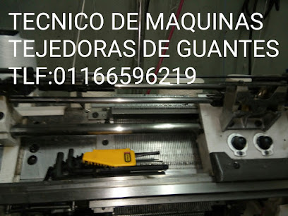 Tecnico mecánico de máquinas tejedoras de guantes