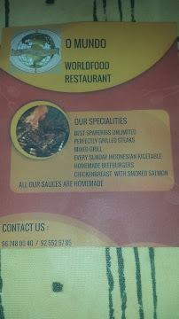 Jardim Rústico à Albufeira menu