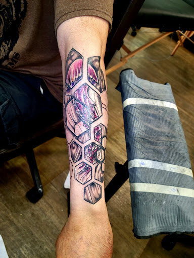 Explore medusa tattoo ideas small, creative tattoo ideas in Richmond, available at Art Period llc Tattoos and Artwork by Leigh Odom