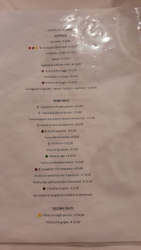 Ristorante La Cascina à Montenero di Bisaccia carte