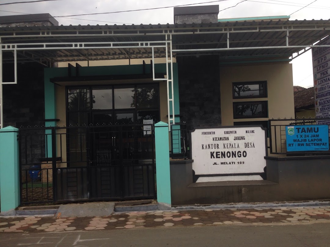 Kantor Kepala Desa Kenongo, Jabung, Malang