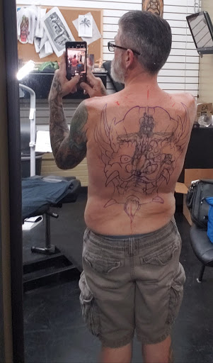 Explore bad bunny tattoos ideas, creative tattoo ideas in Kansas City, available at Tattoos by Glendon(Kc ink)