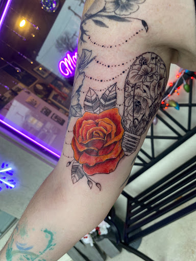 Explore drummer tattoos ideas, creative tattoo ideas in Ocean View, available at Moonlight Tattoo