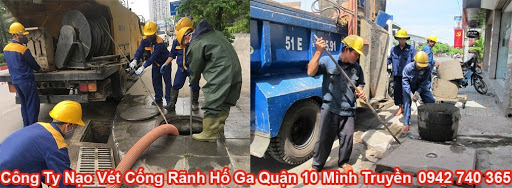 Công Ty Nạo Vét Cống Rãnh Hố Ga Quận 10 Minh Truyền