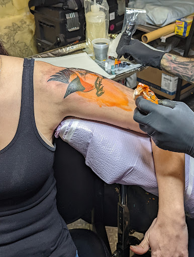 Explore tattoo shop ideas, creative tattoo ideas in Greensboro, available at Golden Spiral Studios