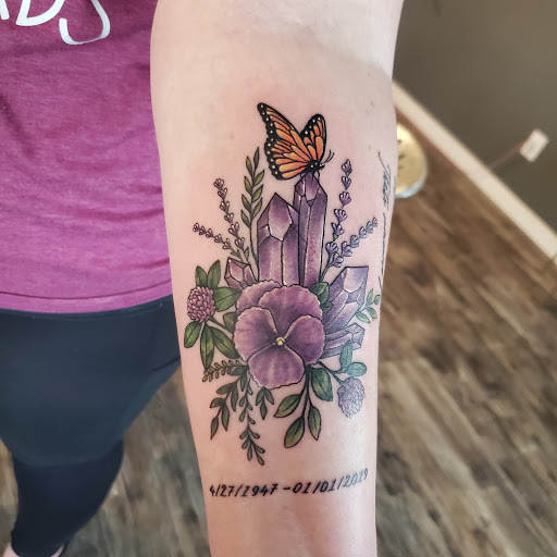 Explore tropical tattoo ideas, creative tattoo ideas in Coquille, available at Inspired Ink Tattoo Shop