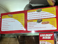 Carte du Germany Kebab&Panini I Quattro Canti à Catania