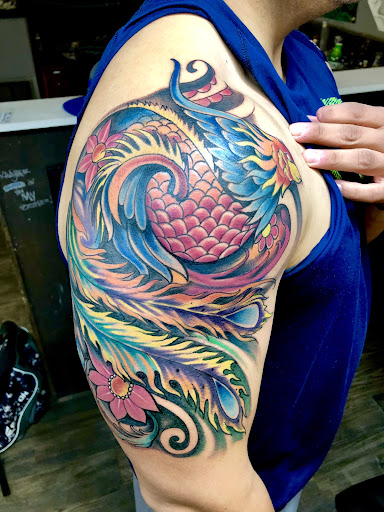 Explore skeleton tattoo ideas, creative tattoo ideas in Uvalde, available at Artistik Kreationz 96