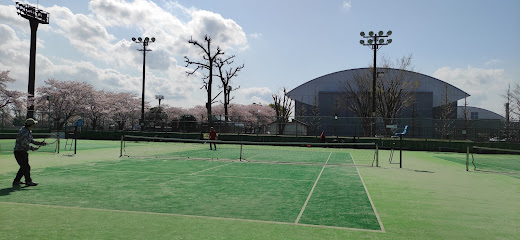 なかLuckyFM公園(那珂総合公園)テニスコート