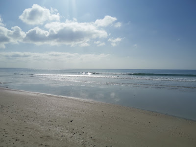Parking de la plage à Plouhinec