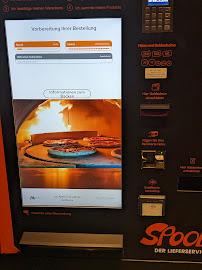 Menu / carte de Spoody Pizza Automat à Rotenburg