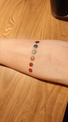 Explore leaf tattoo ideas, creative tattoo ideas in Pittsburgh, available at Kyklops Tattoo