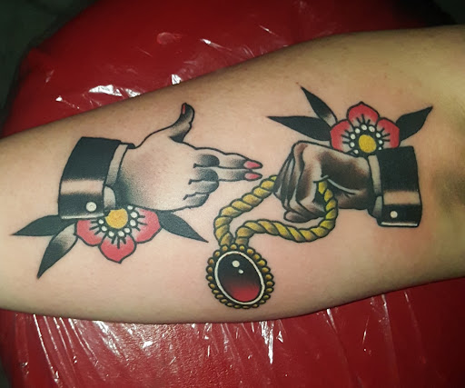 Tattoo Shop «Blood Moon Tattoo Gallery», reviews and photos, 101 N Main St #201, Mansfield, TX 76063, USA