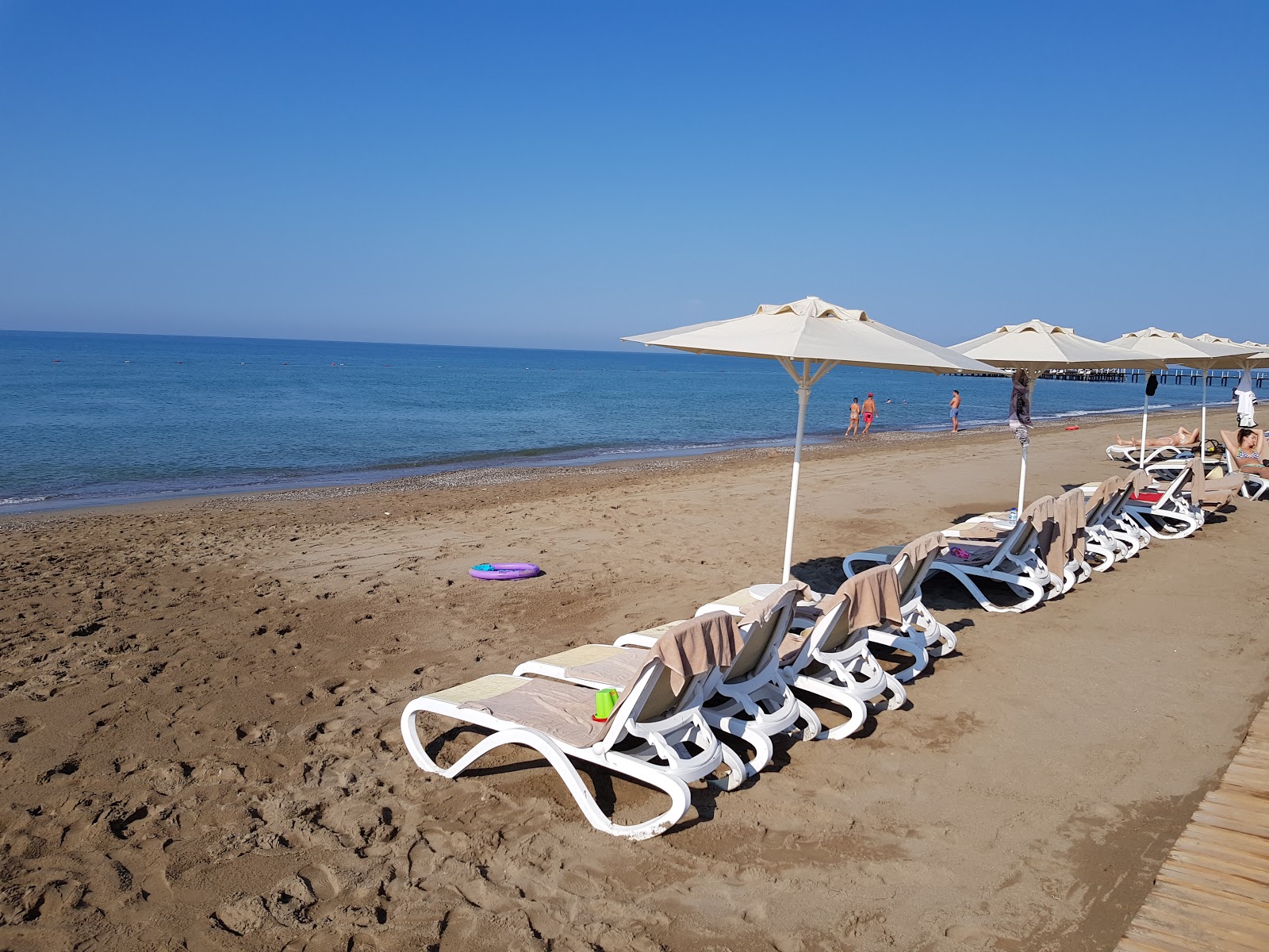 Fotografija Belek beach III z zelena voda površino