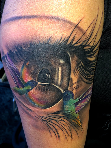 Explore matching halloween tattoo ideas, creative tattoo ideas in Savannah, available at Tatlyfe Studios