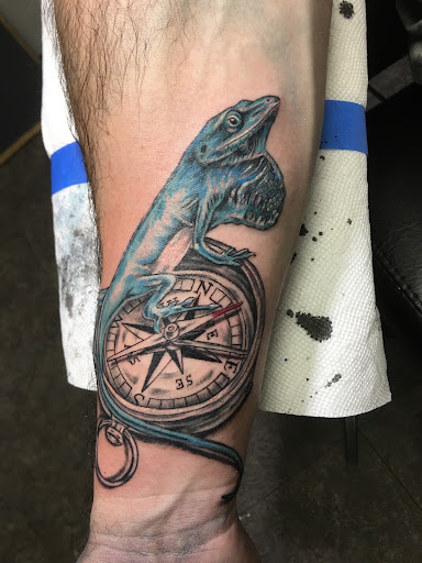 Explore boat tattoo ideas, creative tattoo ideas in Alamosa, available at Ink Pusher