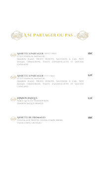 Menu / carte de Chez Les Garçons Restaurant Dax #CLG à Dax