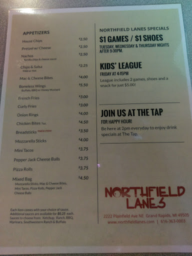 Bowling Alley «Northfield Lanes», reviews and photos, 2222 Plainfield Ave NE, Grand Rapids, MI 49505, USA