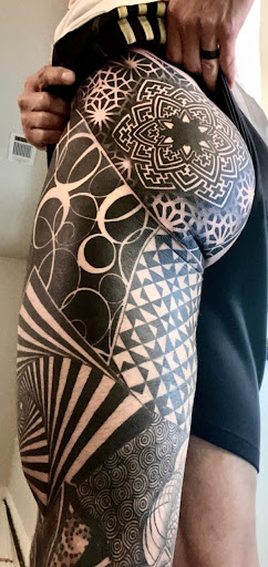 Explore maryland flag tattoo ideas, creative tattoo ideas in Redding, available at DEADLIFT TATTOO