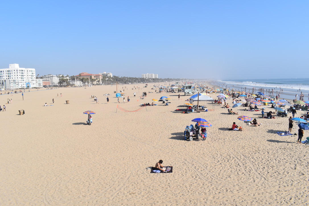 Fotografija Santa Monica Beach in naselje