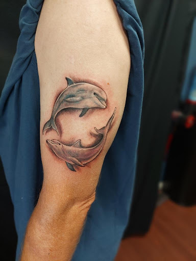 Explore small bee tattoo ideas, creative tattoo ideas in Los Alamitos, available at Mr. Inkwells Classy Tattoos