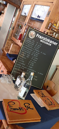 Menu / carte de Col de Cuk à Canazei