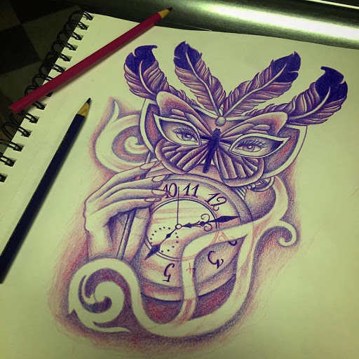 Explore bumble bee tattoo ideas, creative tattoo ideas in Savannah, available at Tatlyfe Studios