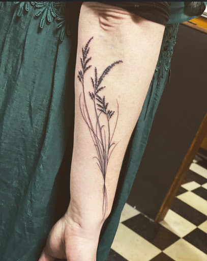 Explore semicolon butterfly tattoo ideas, creative tattoo ideas in Stevens Point, available at Black Rabbit Tattooing
