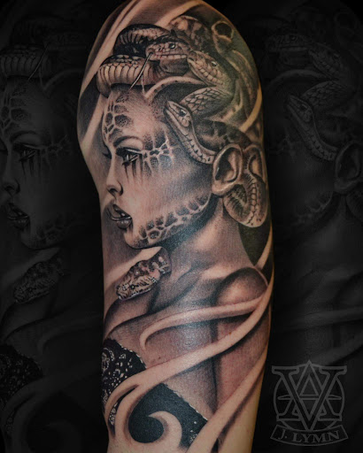 Explore acotar tattoo ideas, creative tattoo ideas in Monroe, available at Vivid Art Tattoos