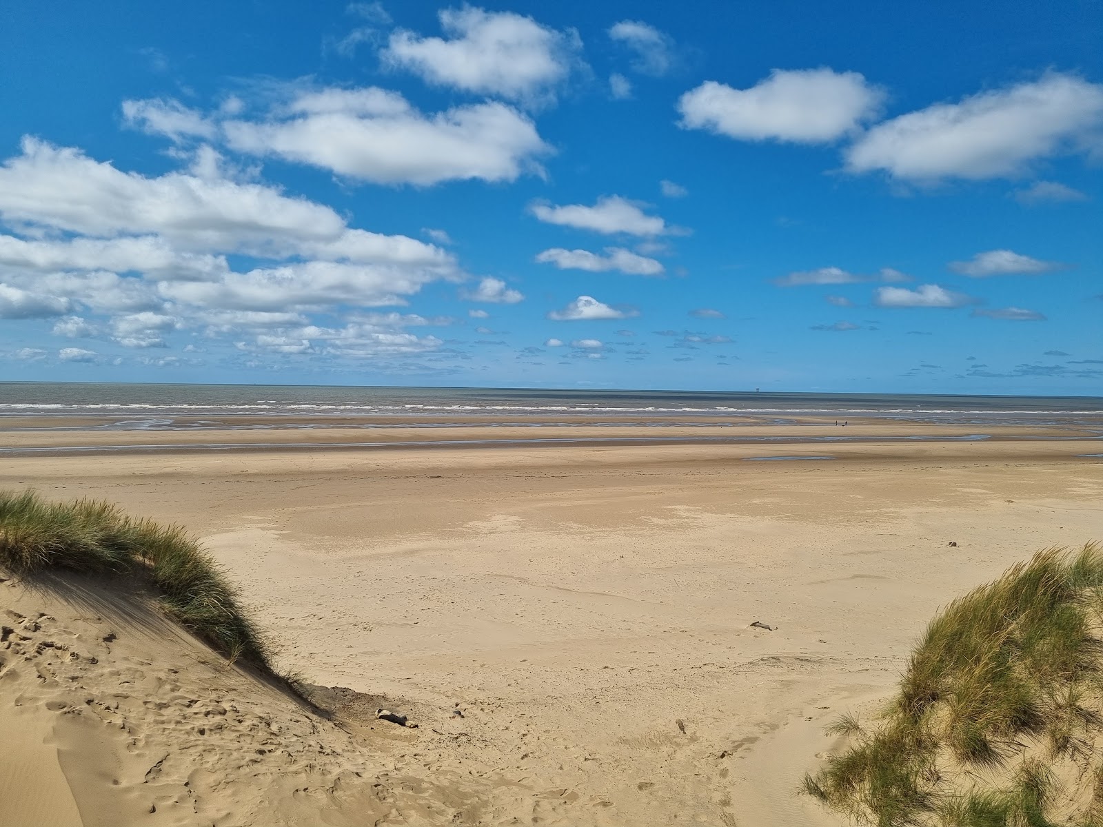 Photo of Formby Beach and the settlement