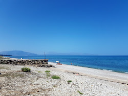 Spiaggia di San Cataldo Terrasini'in fotoğrafı geniş bir kıyı şeridi ile birlikte
