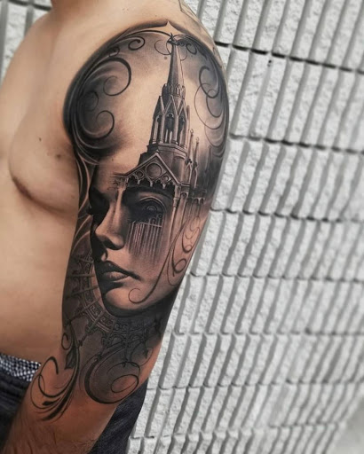 Explore thumbprint tattoo ideas, creative tattoo ideas in Hollywood, available at Sacred Eye Tattoos