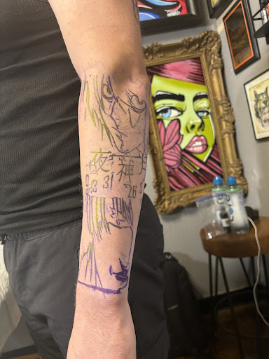 Explore coal mining tattoo ideas, creative tattoo ideas in Phoenix, available at GreyWash Ink Tattoo