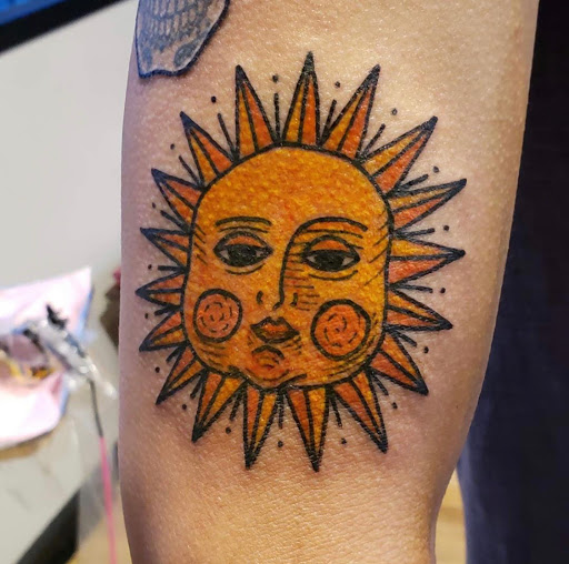 Explore chucky and tiffany tattoo ideas, creative tattoo ideas in New York, available at Red Baron Ink Tattoo and Piercing